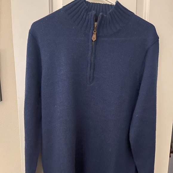 Wool Overs Quarter Zip Sweater M - Picture 5 of 5